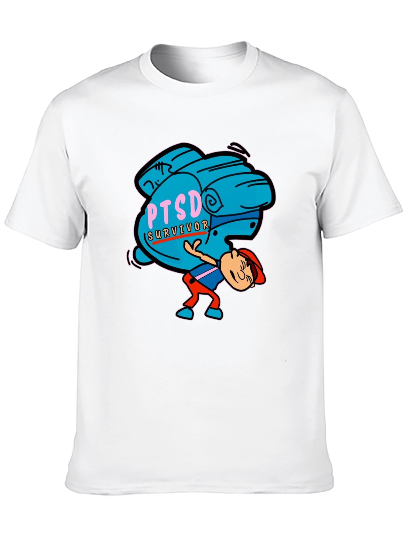 PTSD Survivor Graphic Tee - Mental Health Awareness