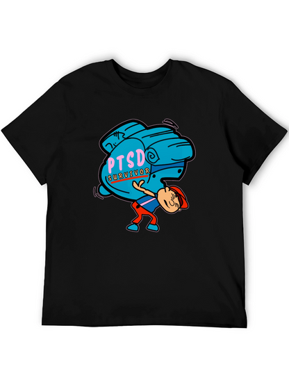 PTSD Survivor Graphic Tee - Mental Health Awareness
