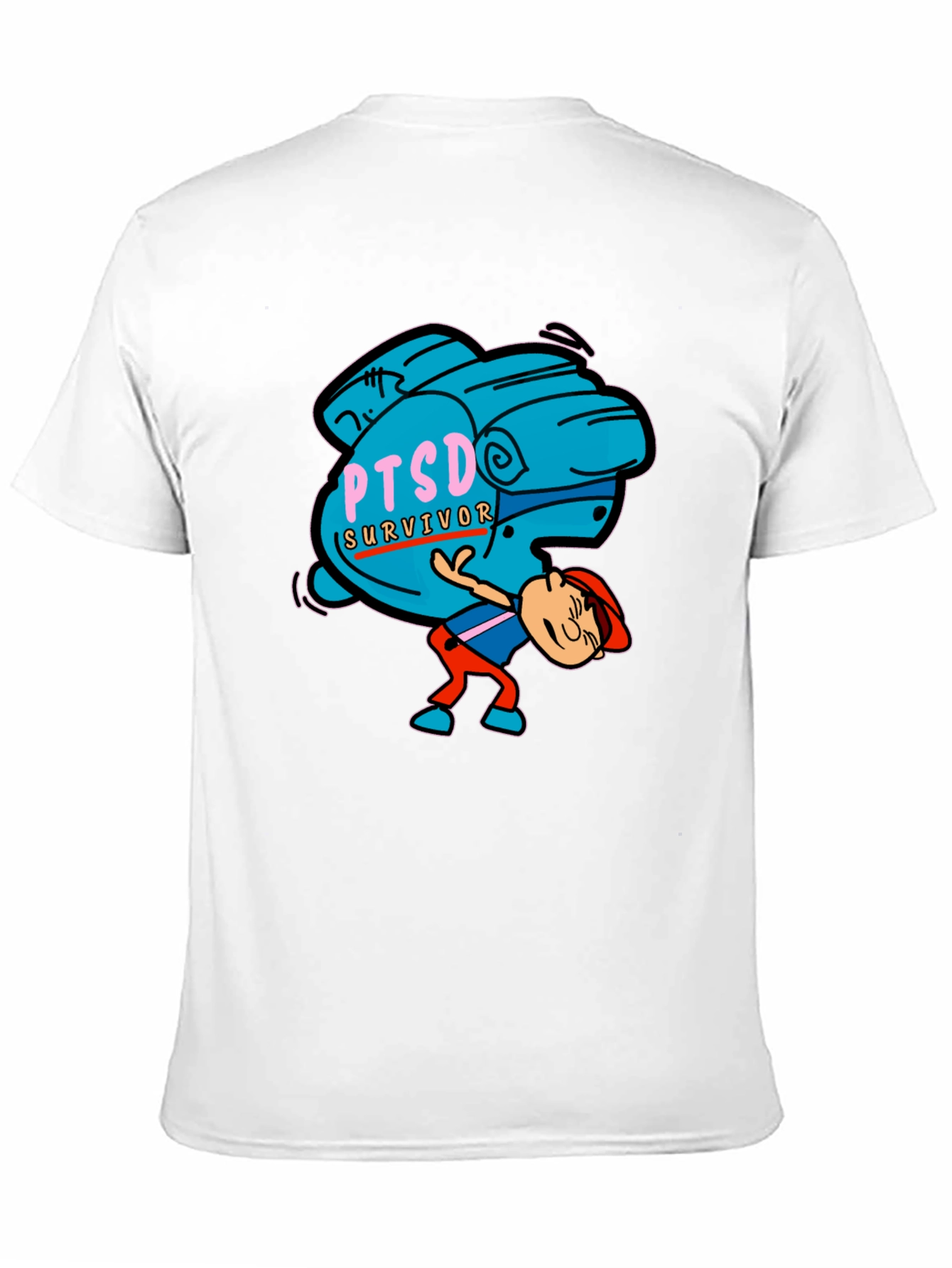 PTSD Survivor Graphic Tee - Mental Health Awareness
