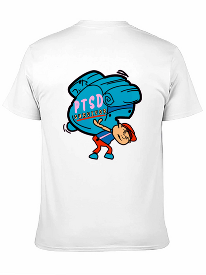 PTSD Survivor Graphic Tee - Mental Health Awareness