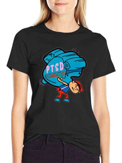 PTSD Survivor Graphic Tee - Mental Health Awareness