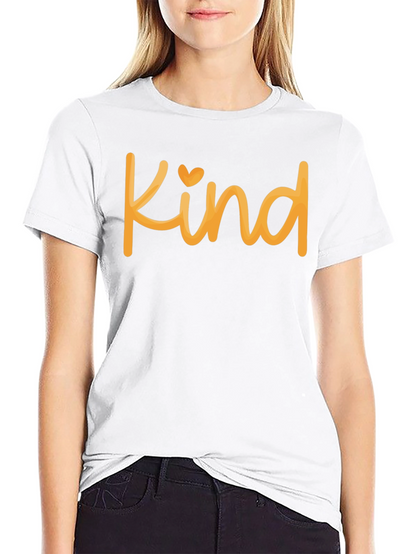 Kind T-Shirt - Heart Detail - Soft Feel