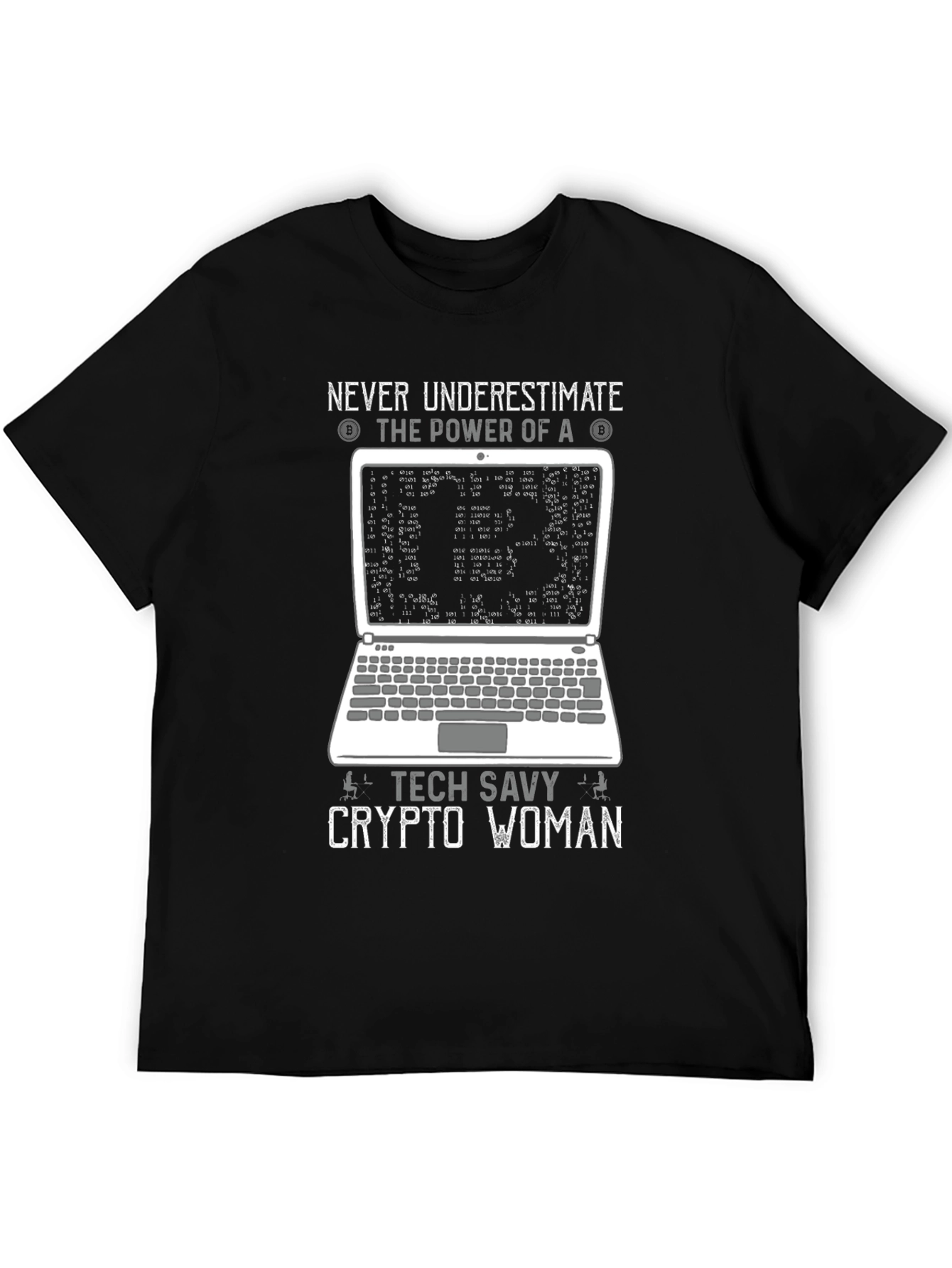 Tech Savvy Crypto Woman T-Shirt