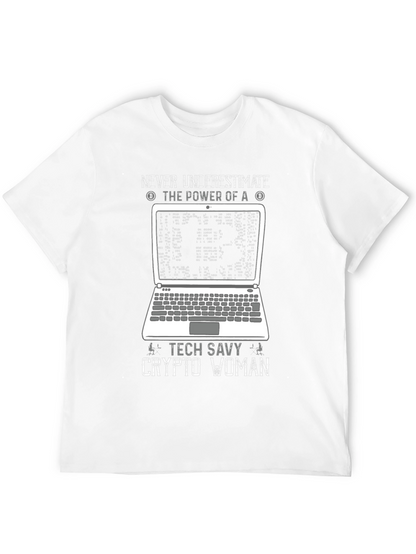 Tech Savvy Crypto Woman T-Shirt