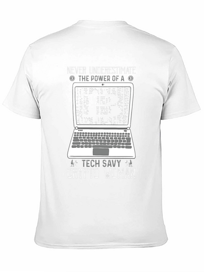 Tech Savvy Crypto Woman T-Shirt