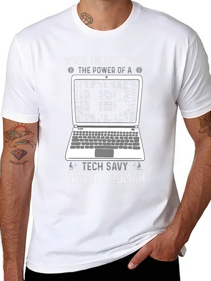 Tech Savvy Crypto Woman T-Shirt
