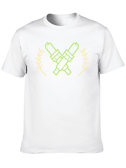 Spark Plug Graphic Tee - Black Crew Neck