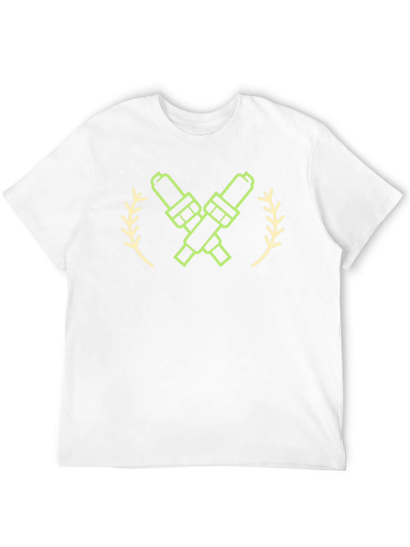 Spark Plug Graphic Tee - Black Crew Neck