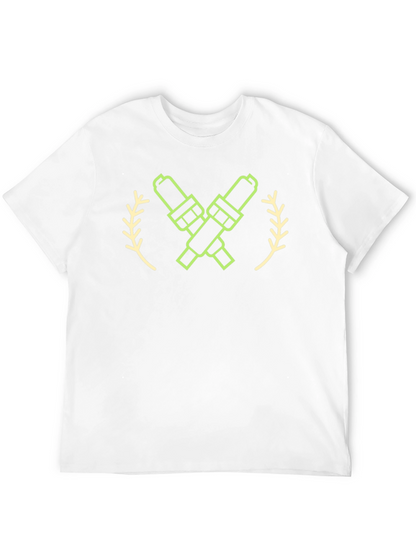 Spark Plug Graphic Tee - Black Crew Neck
