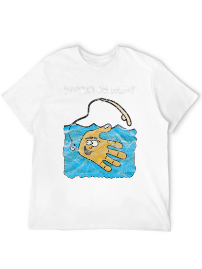 Hooked on Daddy Graphic T-Shirt