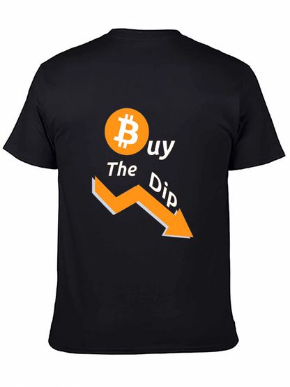 Buy the Dip Bitcoin Black T-Shirt