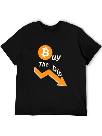 Buy the Dip Bitcoin Black T-Shirt