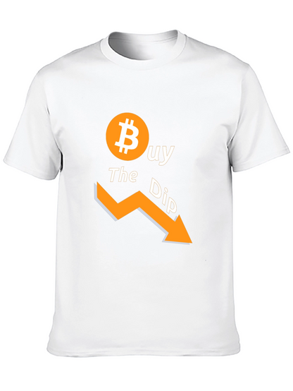 Buy the Dip Bitcoin Black T-Shirt