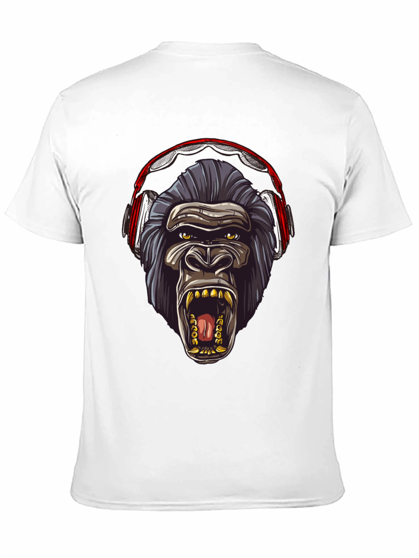 Gorilla Headphone Graphic Tee