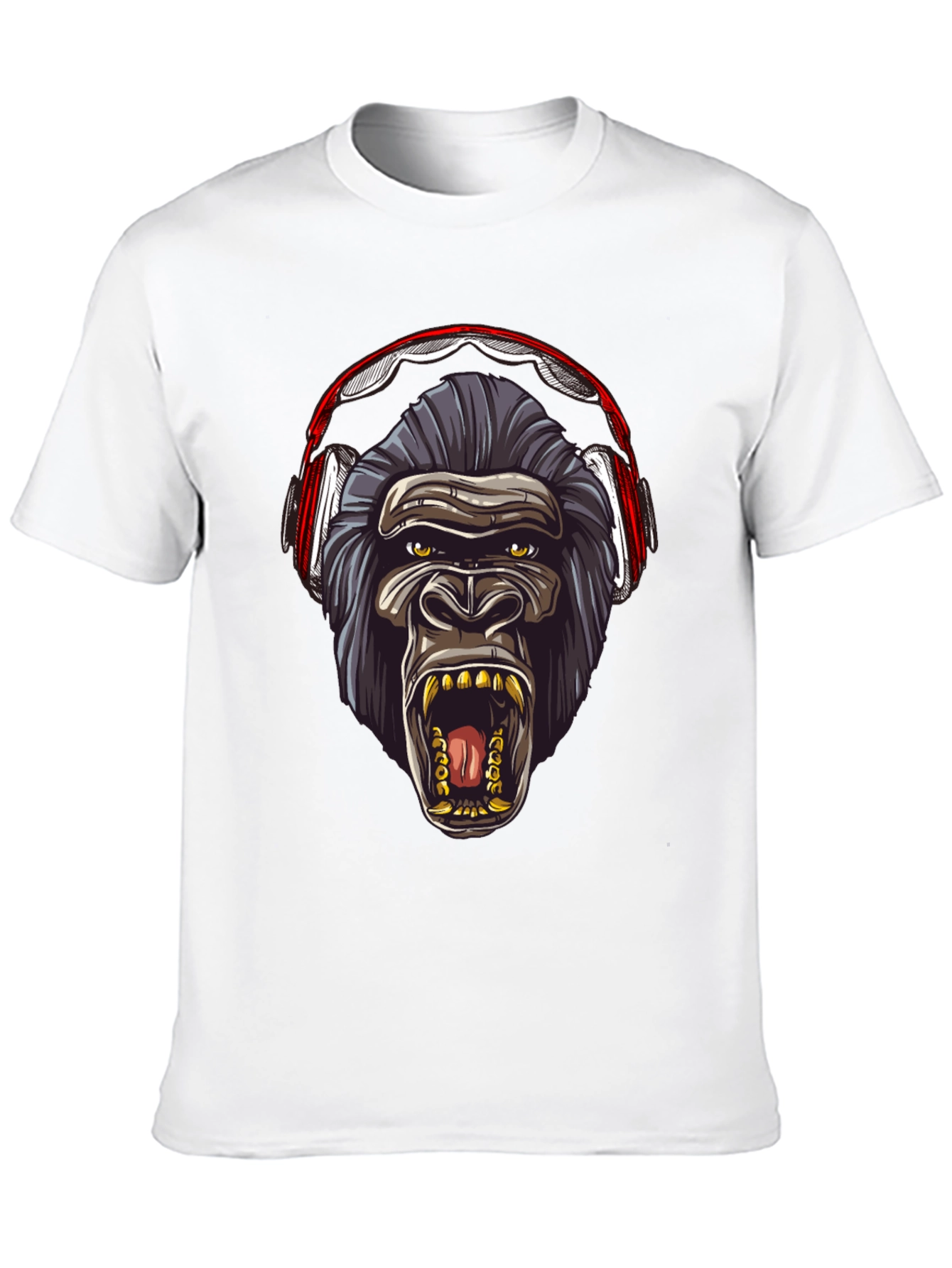 Gorilla Headphone Graphic Tee