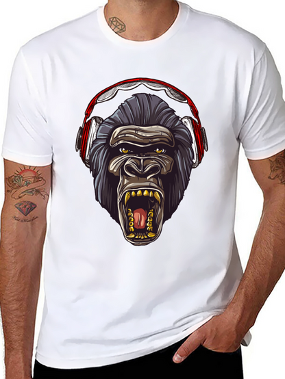 Gorilla Headphone Graphic Tee