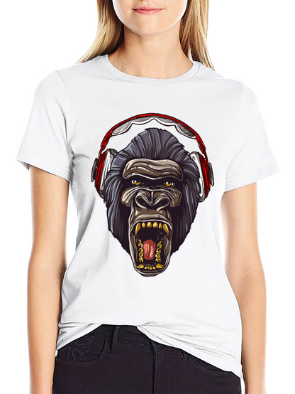 Gorilla Headphone Graphic Tee