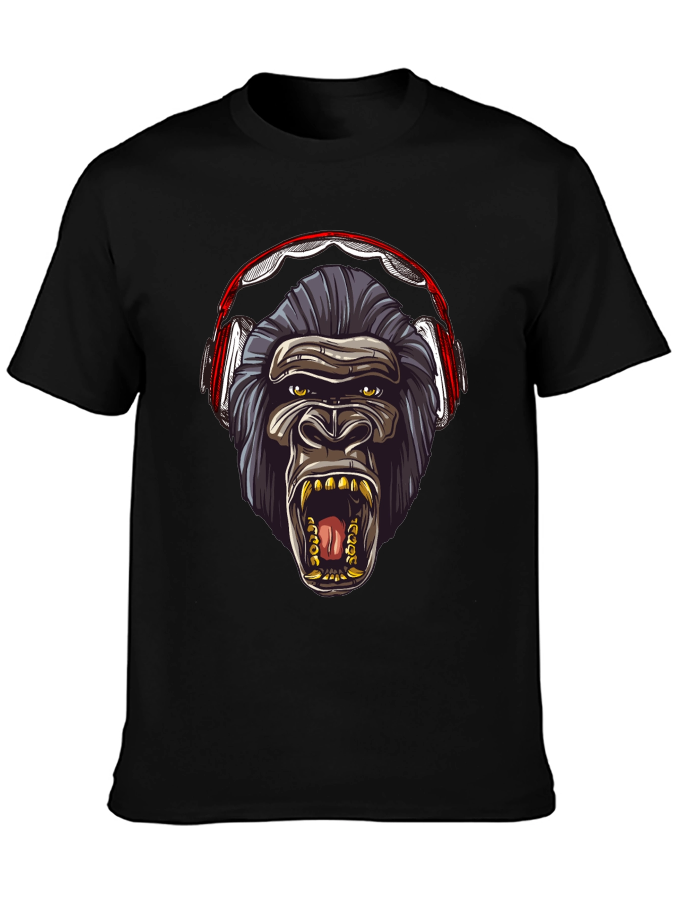 Gorilla Headphone Graphic Tee