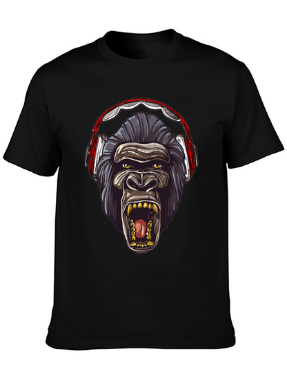 Gorilla Headphone Graphic Tee
