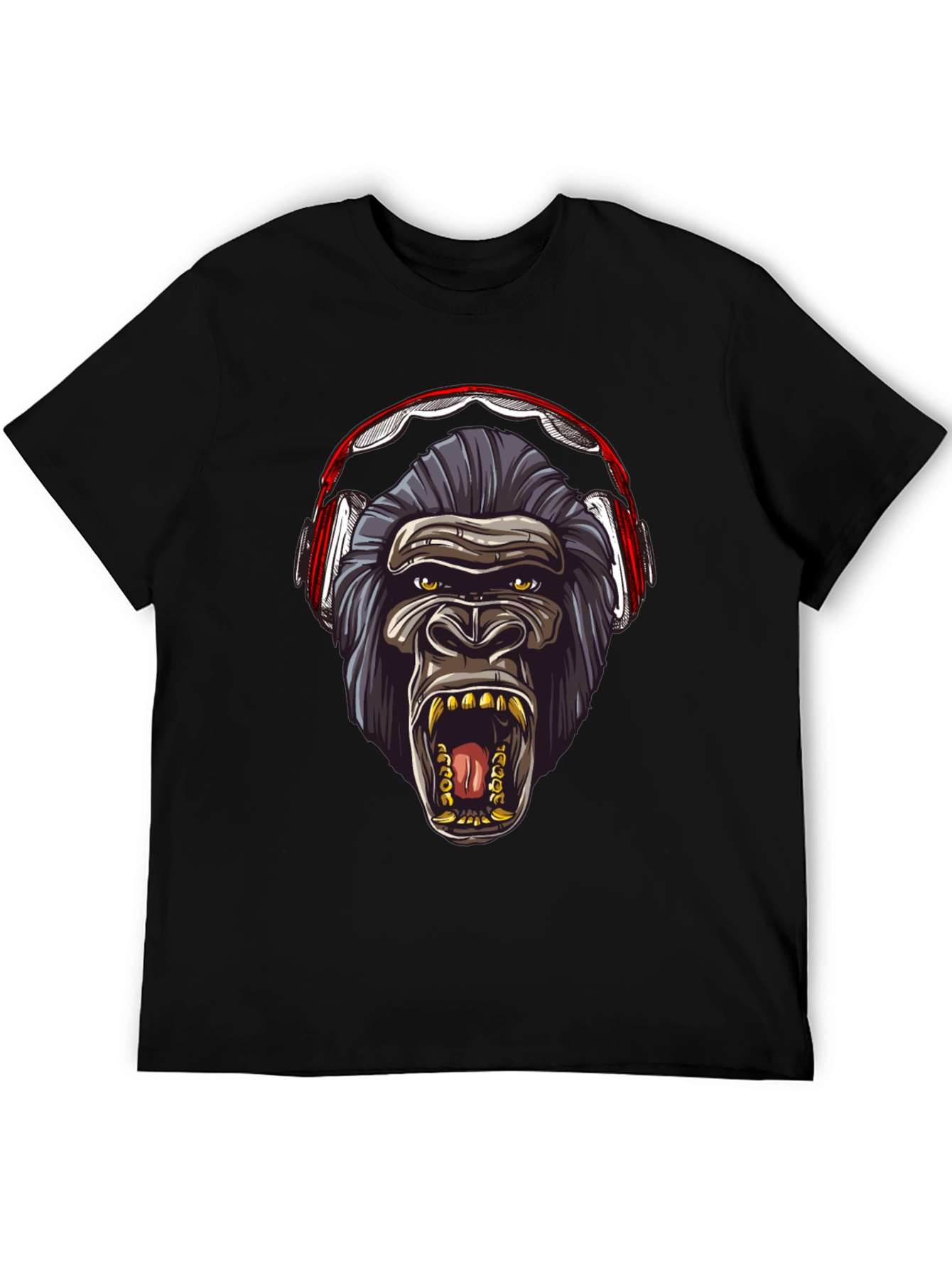 Gorilla Headphone Graphic Tee