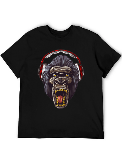 Gorilla Headphone Graphic Tee