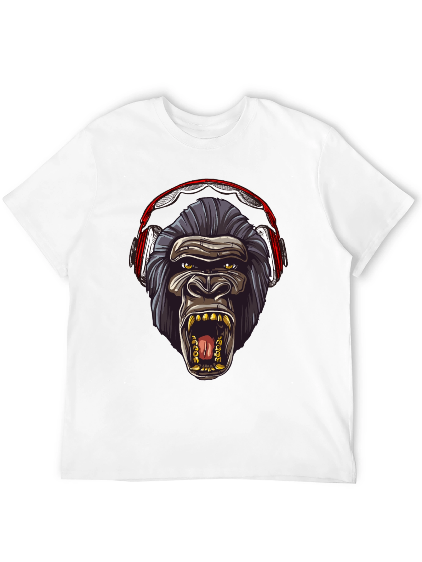 Gorilla Headphone Graphic Tee