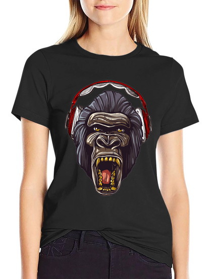 Gorilla Headphone Graphic Tee