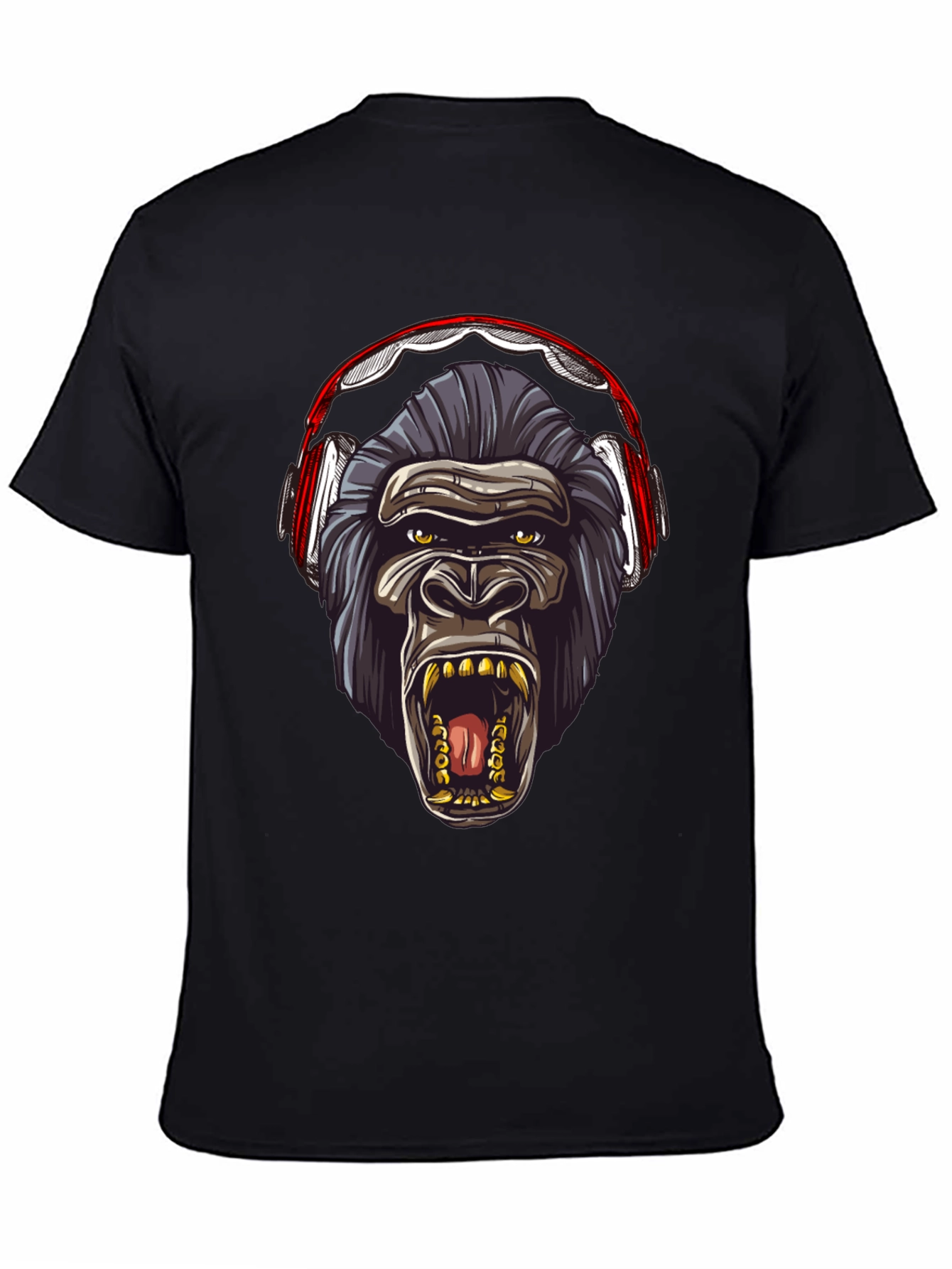 Gorilla Headphone Graphic Tee