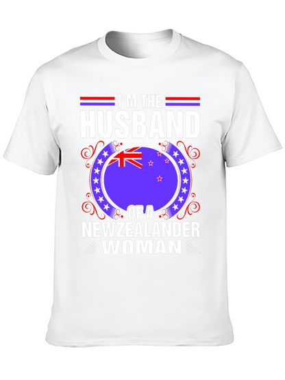 Husband of a New Zealander Woman T-Shirt