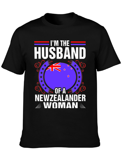 Husband of a New Zealander Woman T-Shirt