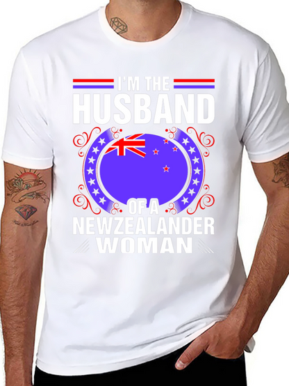 Husband of a New Zealander Woman T-Shirt