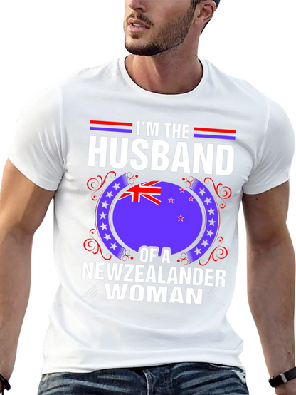 Husband of a New Zealander Woman T-Shirt