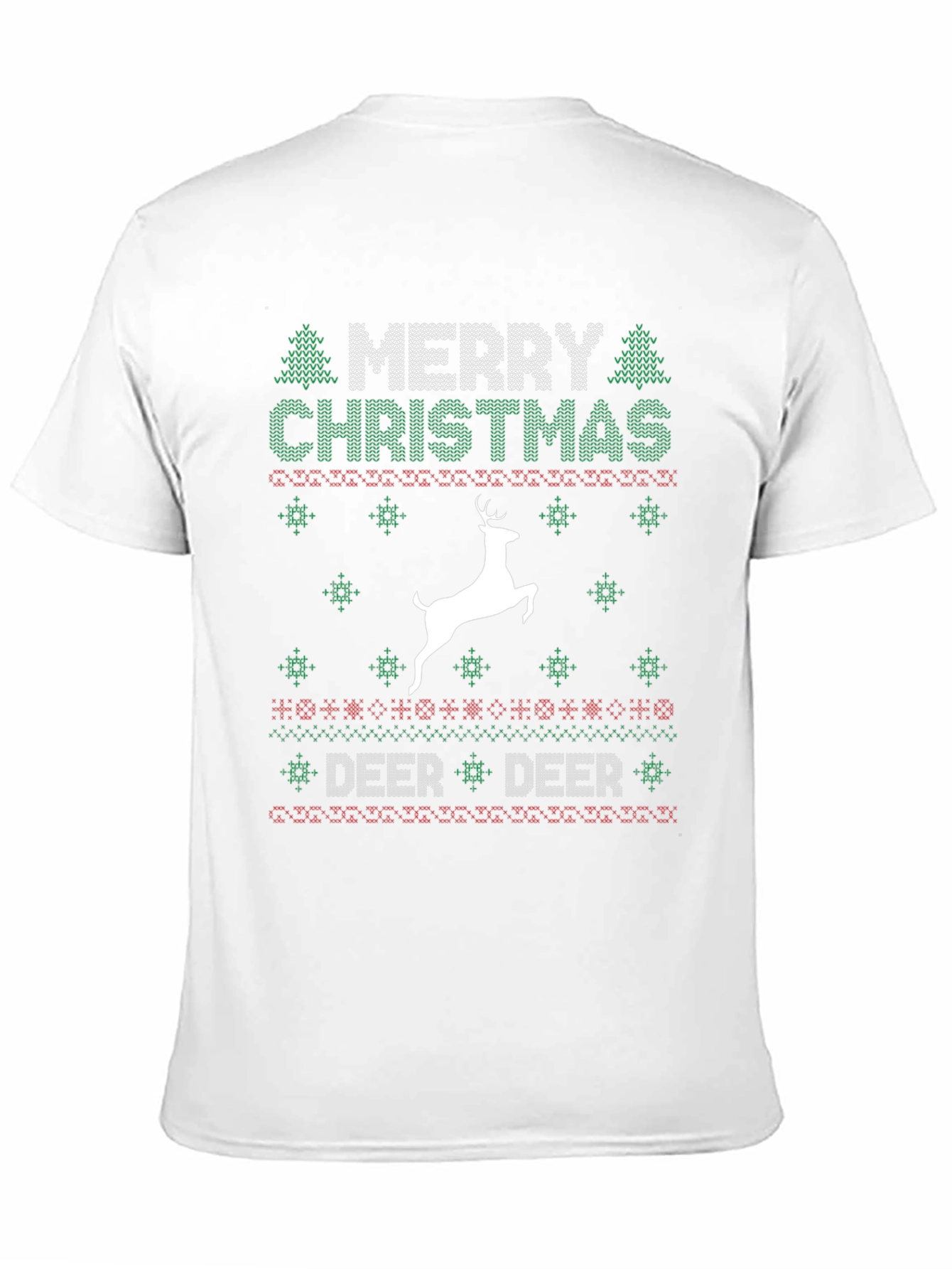 Festive Merry Christmas Deer Holiday T-Shirt