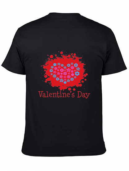 Valentines Day Floral Heart T-Shirt