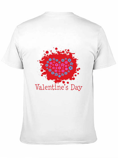 Valentines Day Floral Heart T-Shirt
