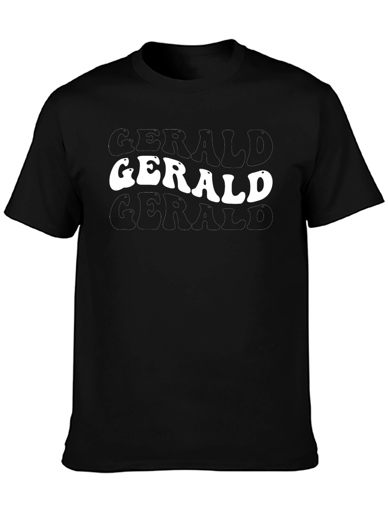 Retro Gerald Stacked T-Shirt - Classic Cool