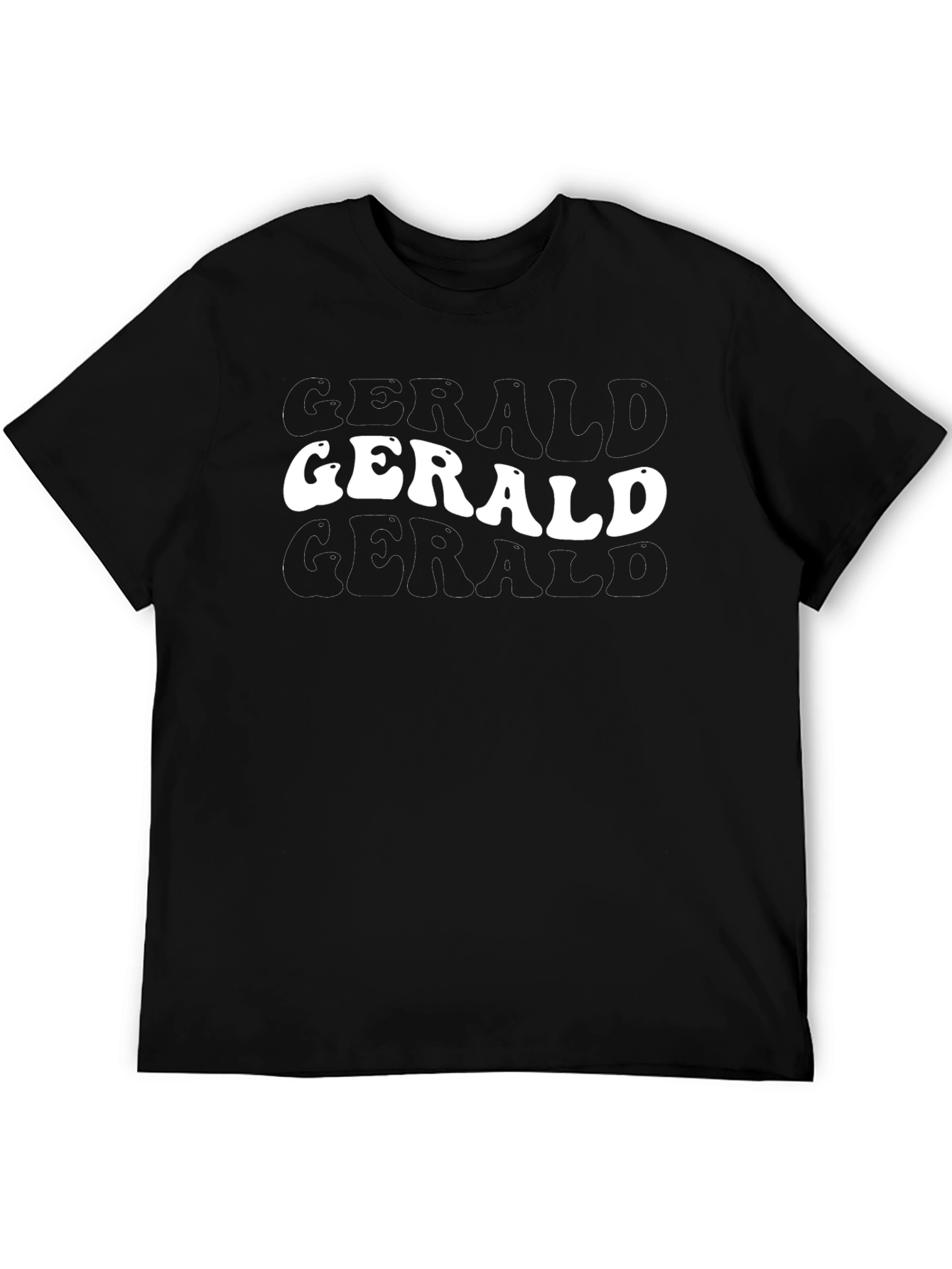 Retro Gerald Stacked T-Shirt - Classic Cool